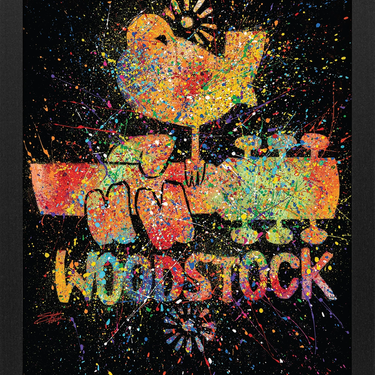 Poster - Framed Woodstock Splatter Print