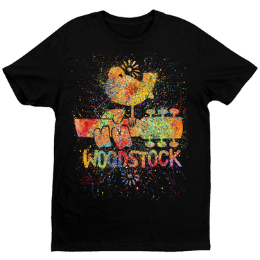 T-Shirt - Woodstock Splatter Print Tee