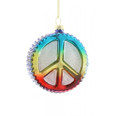 Ornament - Rainbow Peace Sign