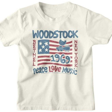 T-Shirt: Kids WS Flag Design, Cream
