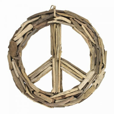 DRIFTWOOD PEACE SIGN 15.5"