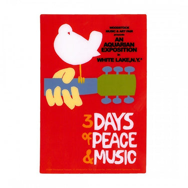 Sticker-Original Woodstock Poster