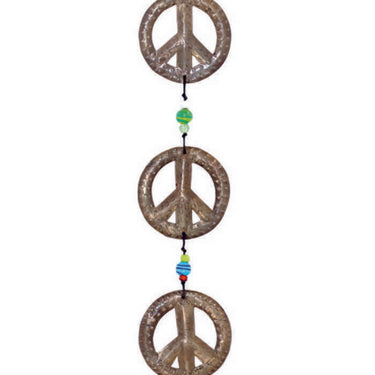 Windchime - 3 Metal Peace Sign Windchime