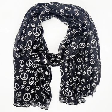 Scarf - Peace Sign Scarf