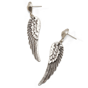 Earrings- "Wings" Pewter Earrings