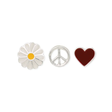 Earrings - Peace & Love Post Earrings Set