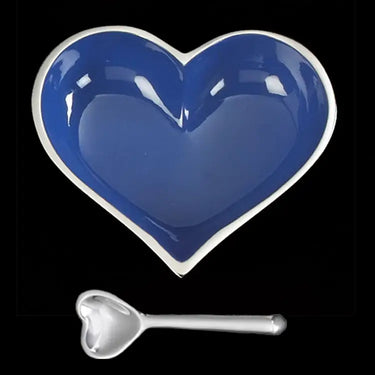 Heart Shaped Dish with Heart Spoon