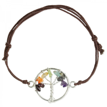 Bracelet - Tree of Life Stone Chip Pull Bracelet