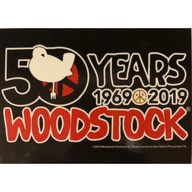 Postcards - Woodstock Anniversary Postcards 50th Bl Back