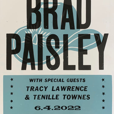 2022 Concert Posters Brad Paisley