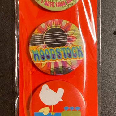 Buttons-Woodstock 4 button Set