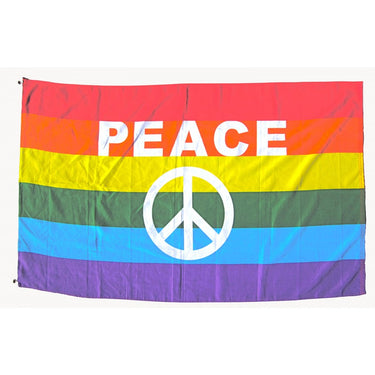 FLAG-RAINBOW BARS WITH PEACE