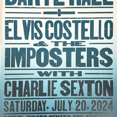 Hatch Print 2024 - Daryl Hall & Elvis Costello Hatch Print Posters