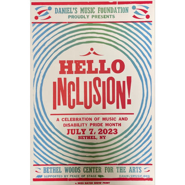 Hello Inclusion - Hatch Print 23 Unsigned
