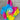 Hoodie, Adults WS Reactive Rainbow Tie Dye Bird in Circle