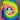 Tank, Adult WS Reactive Rainbow Tie Dye Bird in Circle