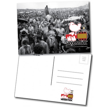 Postcards - Woodstock Anniversary Postcards Crowd w/years