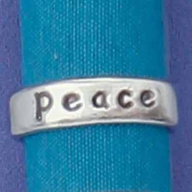 Ring - Silver Peace Ring Band